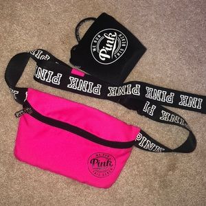 Victoria’s Secret Pink Fannypack and Koozie